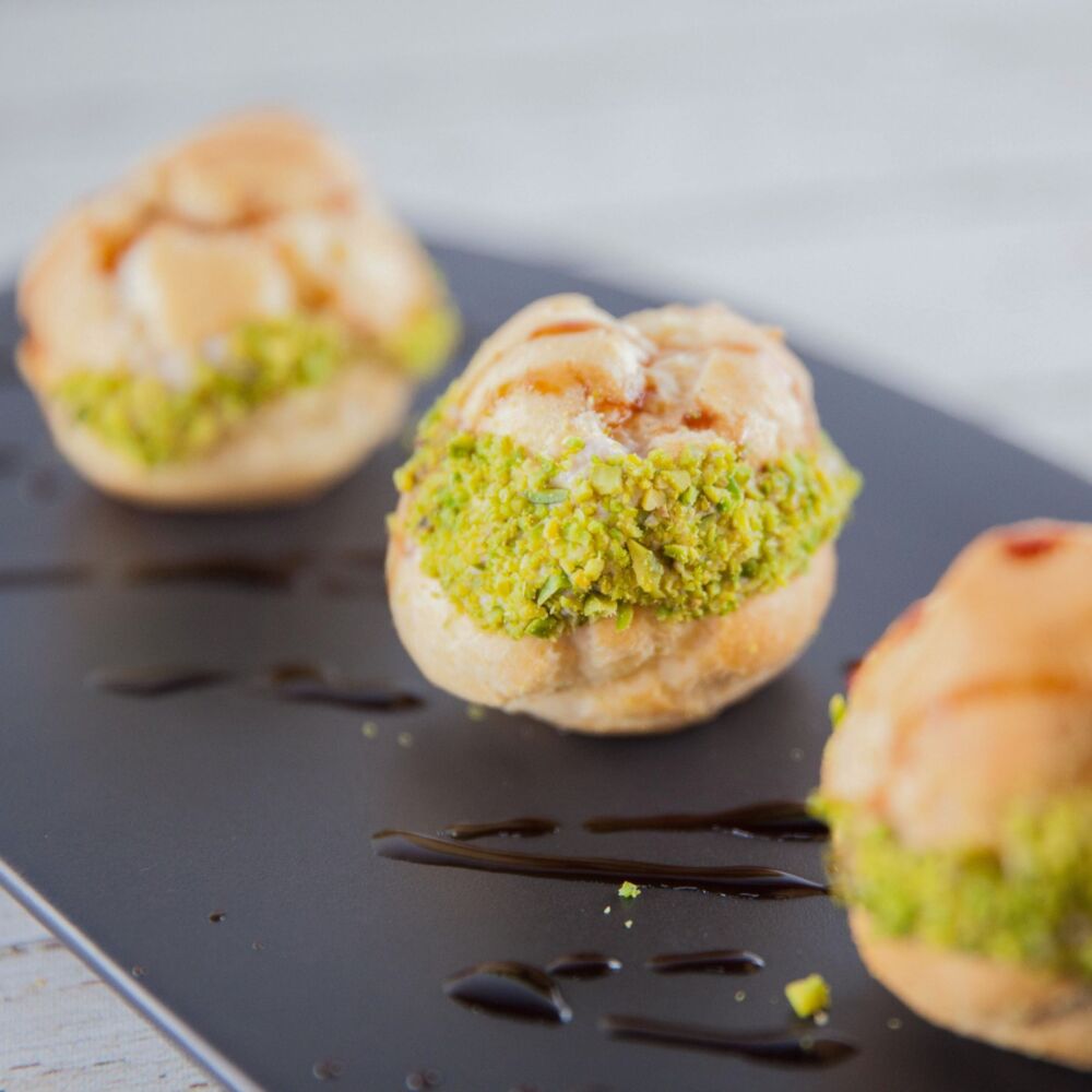 Mortadella &amp; Buffalo Ricotta Mousse in Choux Pastry &ndash; Pukara Estate