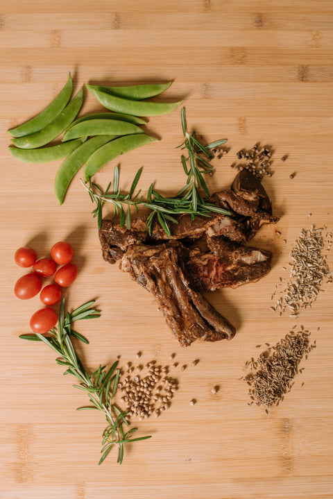 Smoky Lamb Chops With Roasted Vegetables