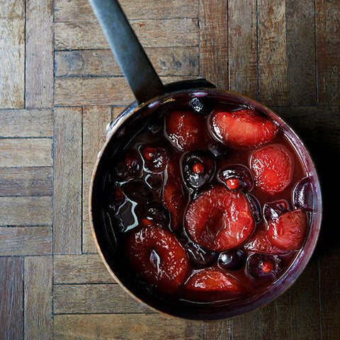 Guava Poached White Peaches