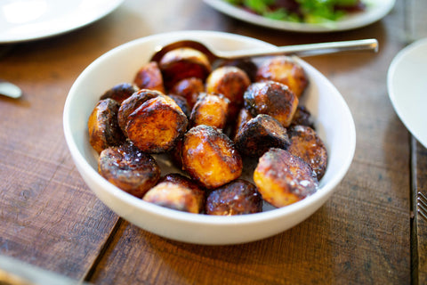 Roasted Garlic And Pepper Potatoes