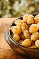 Warm Potato Salad With Wasabi Oil