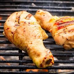 Barbequed Chicken with Guava, Coriander and Chilli